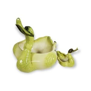 Vintage HULL l Swan Candy Dish Planter Duck Goose HULL USA Baby‎